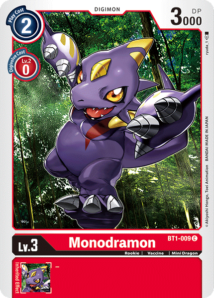 Monodramon [BT1-009] [Release Special Booster Ver.1.0] | The Time Vault CA