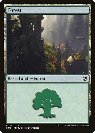 Forest (302) [Commander 2019] | The Time Vault CA