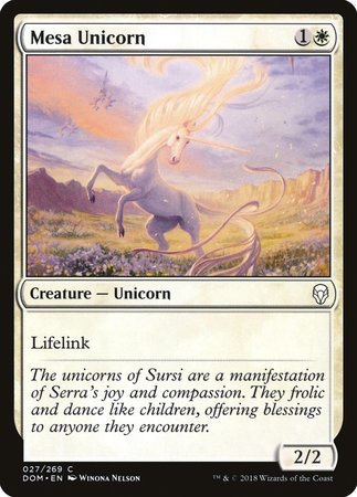 Mesa Unicorn [Dominaria] | The Time Vault CA