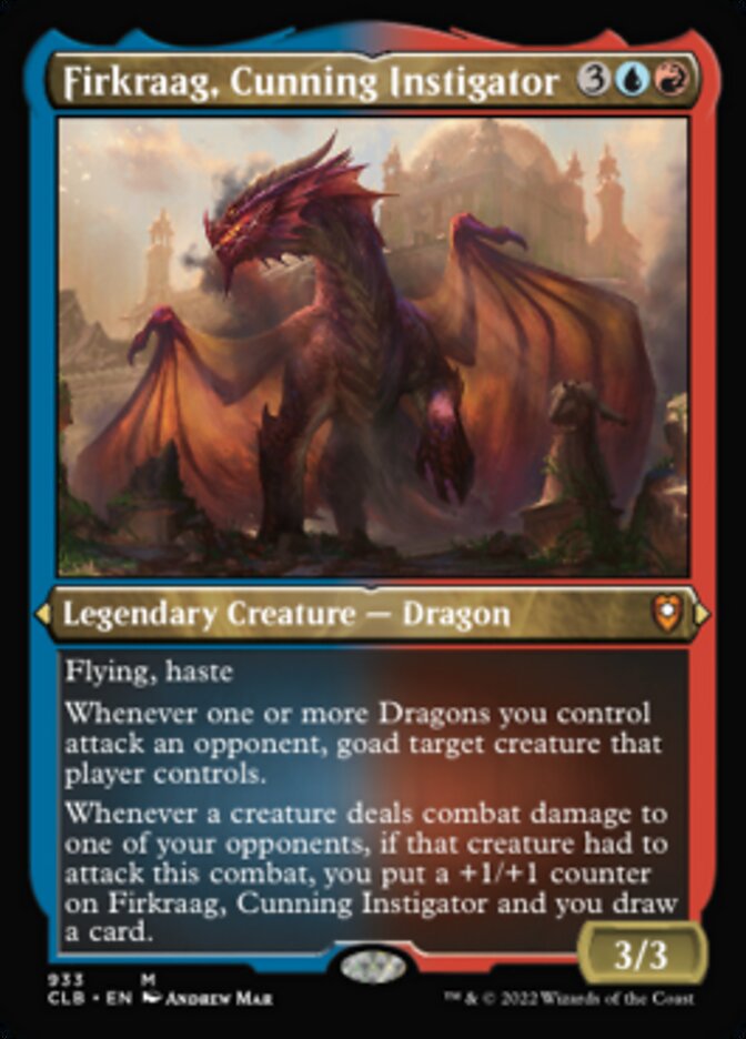 Firkraag, Cunning Instigator (Display Commander) (Foil Etched) [Commander Legends: Battle for Baldur's Gate] | The Time Vault CA