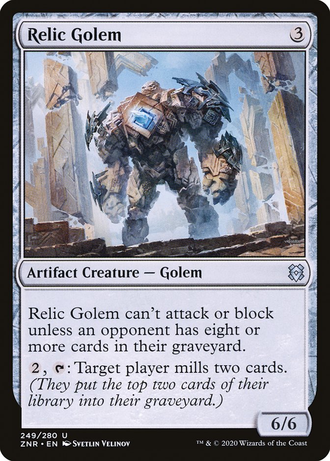 Relic Golem [Zendikar Rising] | The Time Vault CA