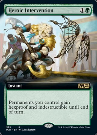 Heroic Intervention (Extended Art) [Core Set 2021] | The Time Vault CA