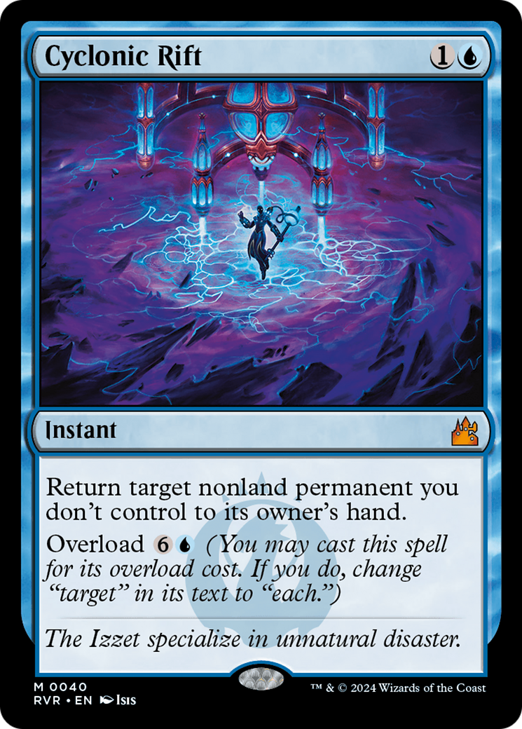 Cyclonic Rift [Ravnica Remastered] | The Time Vault CA