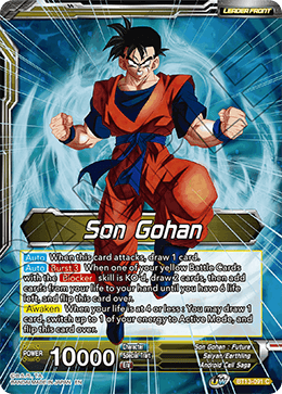 Son Gohan // 	SS Son Gohan, Hope of the Resistance (Common) [BT13-091] | The Time Vault CA