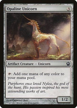 Opaline Unicorn [Theros] | The Time Vault CA