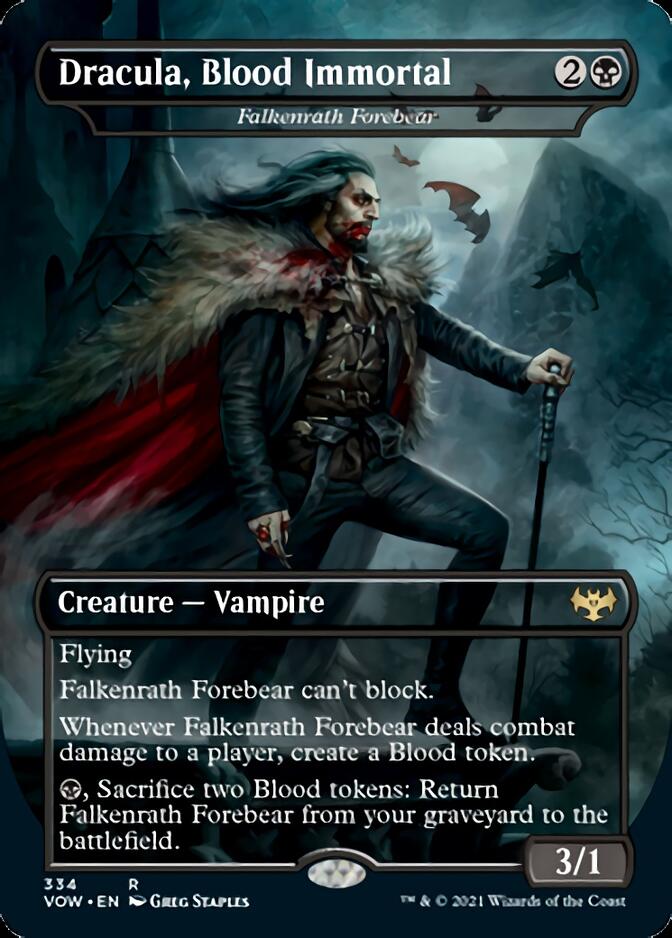 Falkenrath Forebear - Dracula, Blood Immortal [Innistrad: Crimson Vow] | The Time Vault CA
