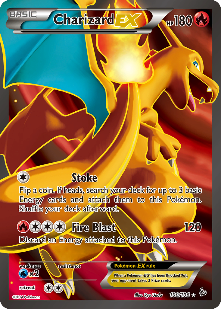 Charizard EX (100/106) [XY: Flashfire] | The Time Vault CA