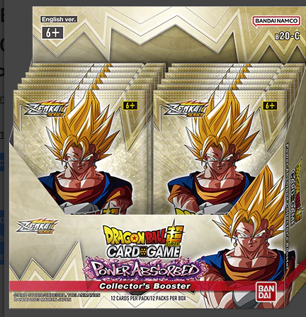 DRAGON BALL SUPER - ZENKAI SERIES 3 - POWER ABSORBED COLLECTOR'S BOOSTER BOX | The Time Vault CA