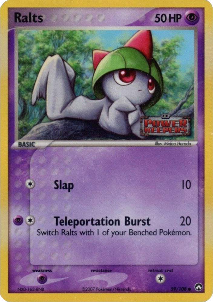 Ralts (59/108) (Stamped) [EX: Power Keepers] | The Time Vault CA