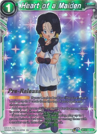 Heart of a Maiden (BT14-086) [Cross Spirits Prerelease Promos] | The Time Vault CA