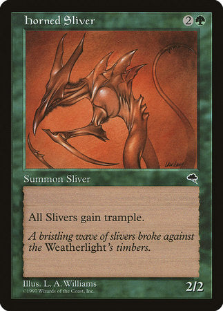 Horned Sliver [Tempest] | The Time Vault CA