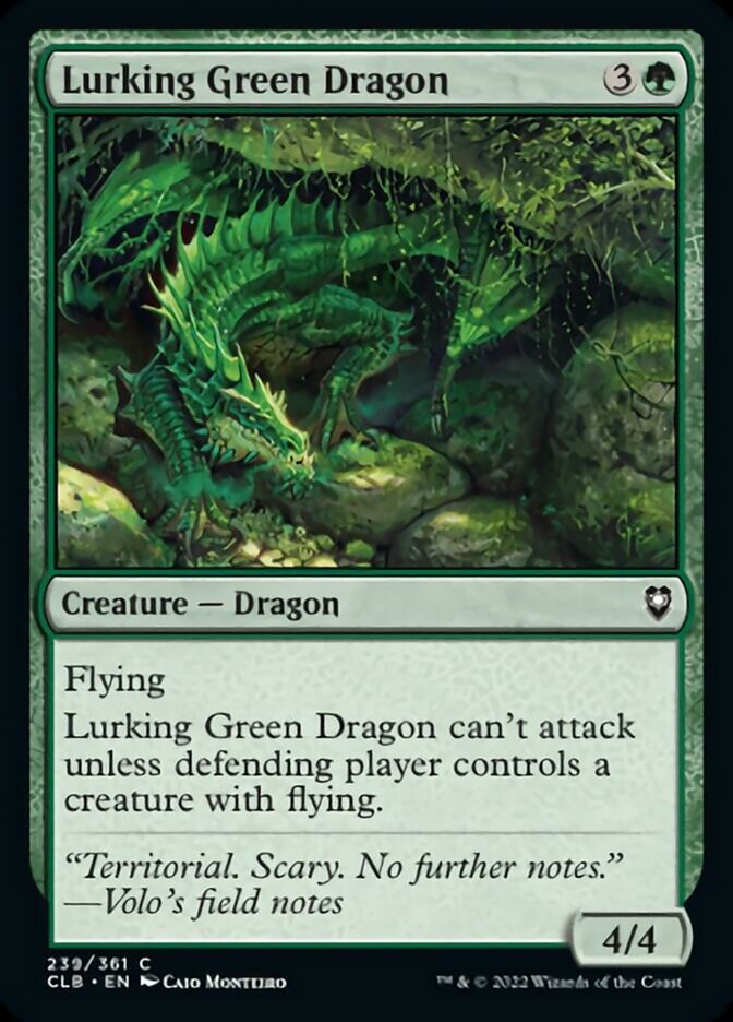 Lurking Green Dragon [Commander Legends: Battle for Baldur's Gate] | The Time Vault CA
