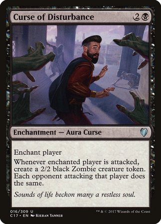 Curse of Disturbance [Commander 2017] | The Time Vault CA