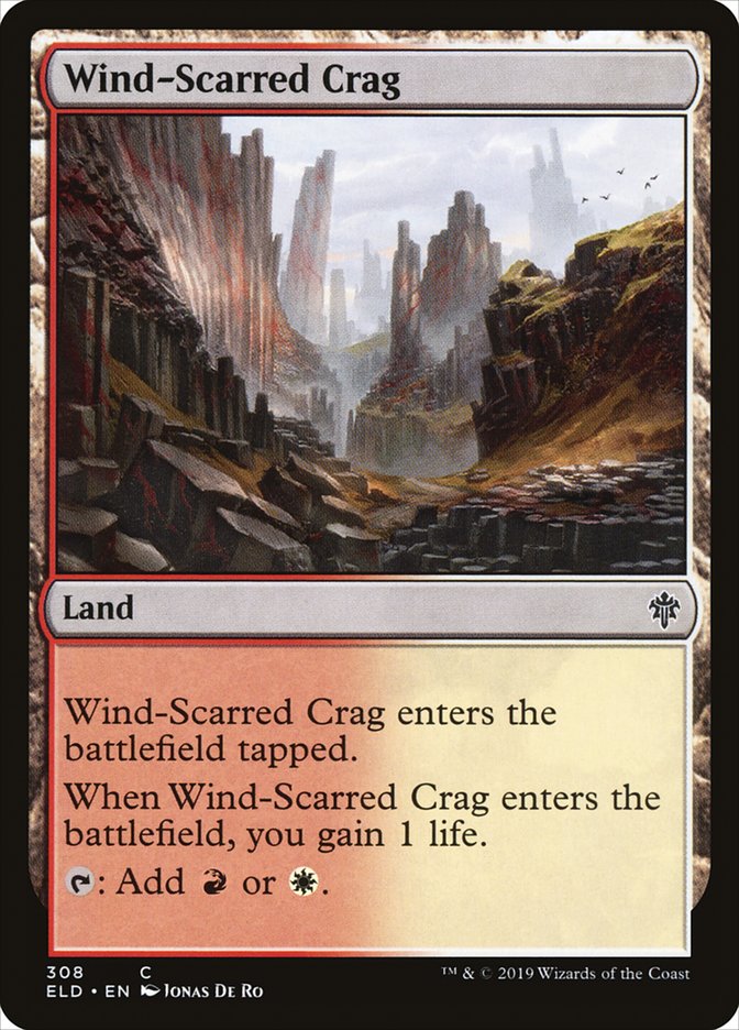 Wind-Scarred Crag [Throne of Eldraine] | The Time Vault CA