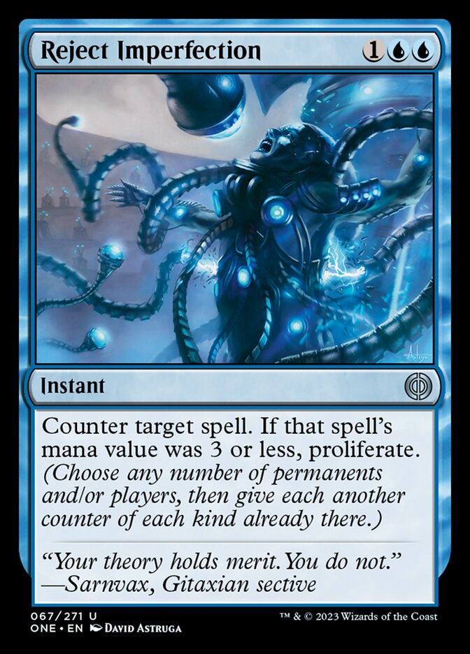 Reject Imperfection [Phyrexia: All Will Be One] | The Time Vault CA