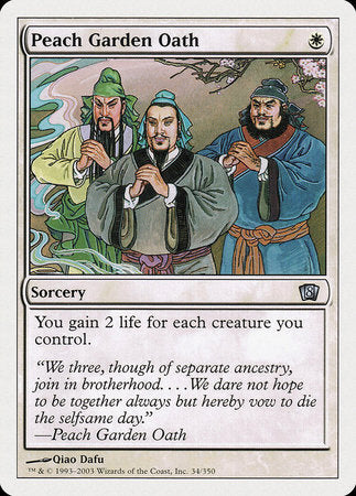 Peach Garden Oath [Eighth Edition] | The Time Vault CA