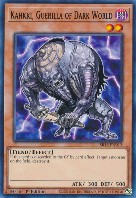 Kahkki, Guerilla of Dark World [SR13-EN013] Common | The Time Vault CA