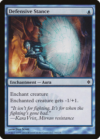 Defensive Stance [New Phyrexia] | The Time Vault CA