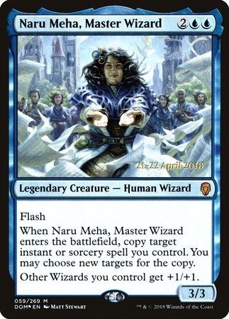 Naru Meha, Master Wizard [Dominaria Promos] | The Time Vault CA