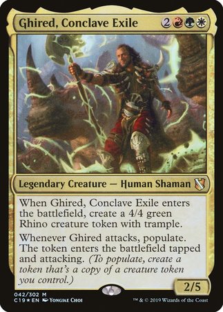 Ghired, Conclave Exile [Commander 2019] | The Time Vault CA