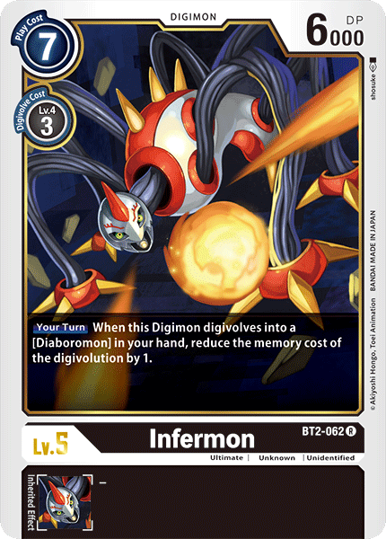 Infermon [BT2-062] [Release Special Booster Ver.1.0] | The Time Vault CA