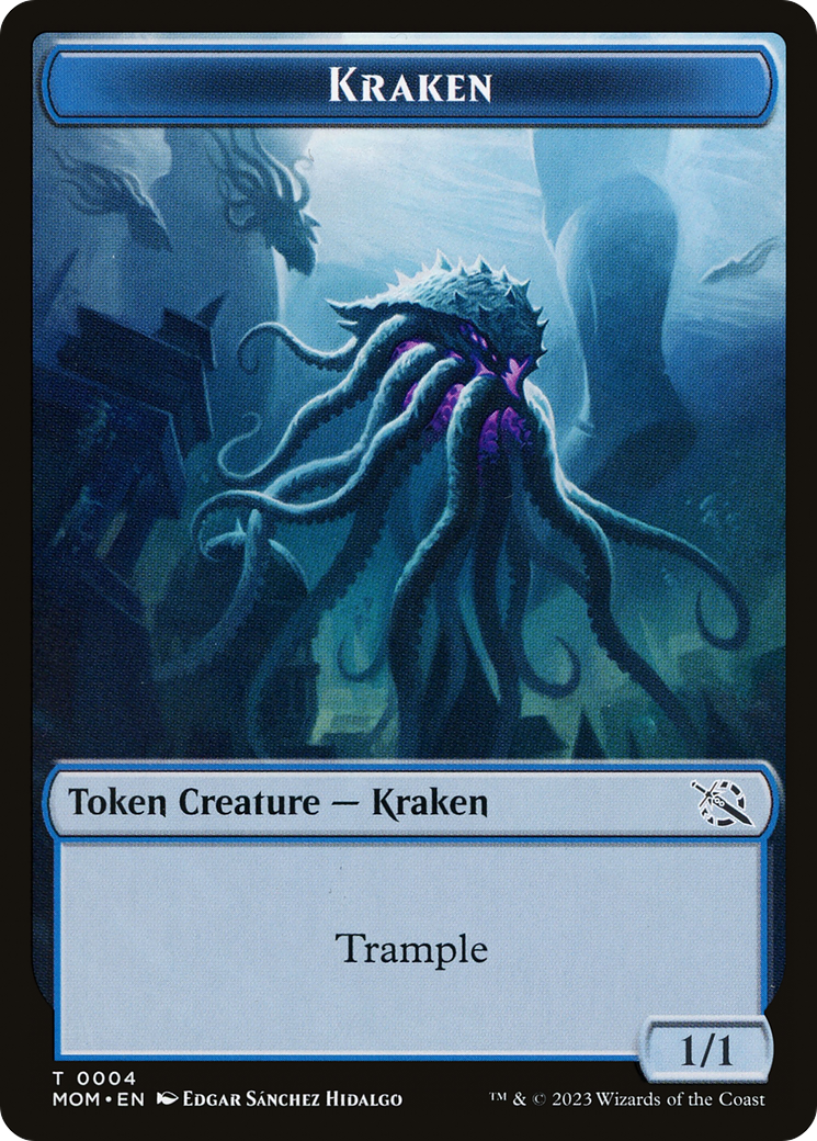 Soldier // Kraken Double-Sided Token [March of the Machine Tokens] | The Time Vault CA