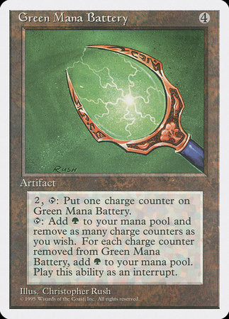 Green Mana Battery [Fourth Edition] | The Time Vault CA