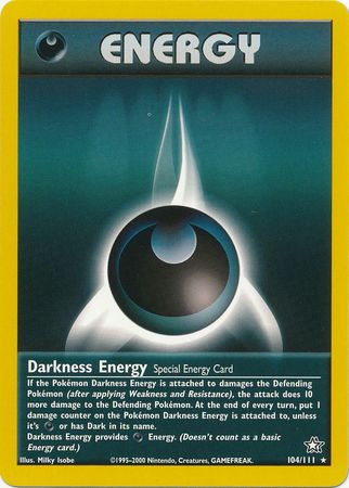 Darkness Energy (104/111) [Neo Genesis Unlimited] | The Time Vault CA