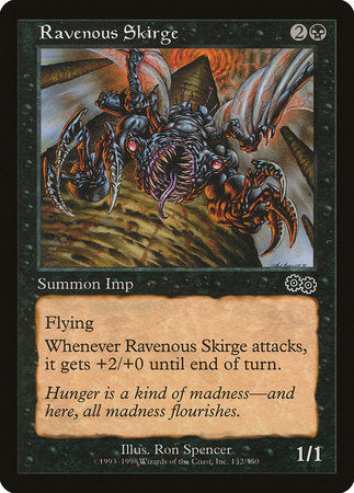 Ravenous Skirge [Urza's Saga] | The Time Vault CA