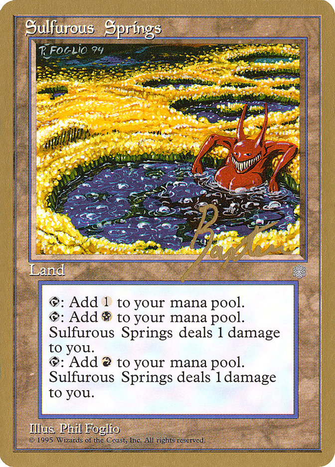 Sulfurous Springs (George Baxter) [Pro Tour Collector Set] | The Time Vault CA