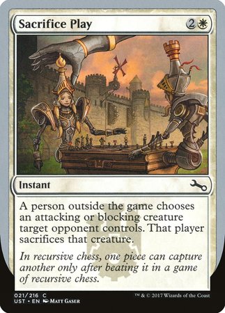 Sacrifice Play [Unstable] | The Time Vault CA