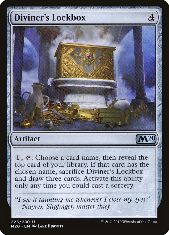 Diviner's Lockbox [Core Set 2020] | The Time Vault CA