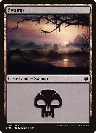 Swamp (299) [Commander Anthology] | The Time Vault CA