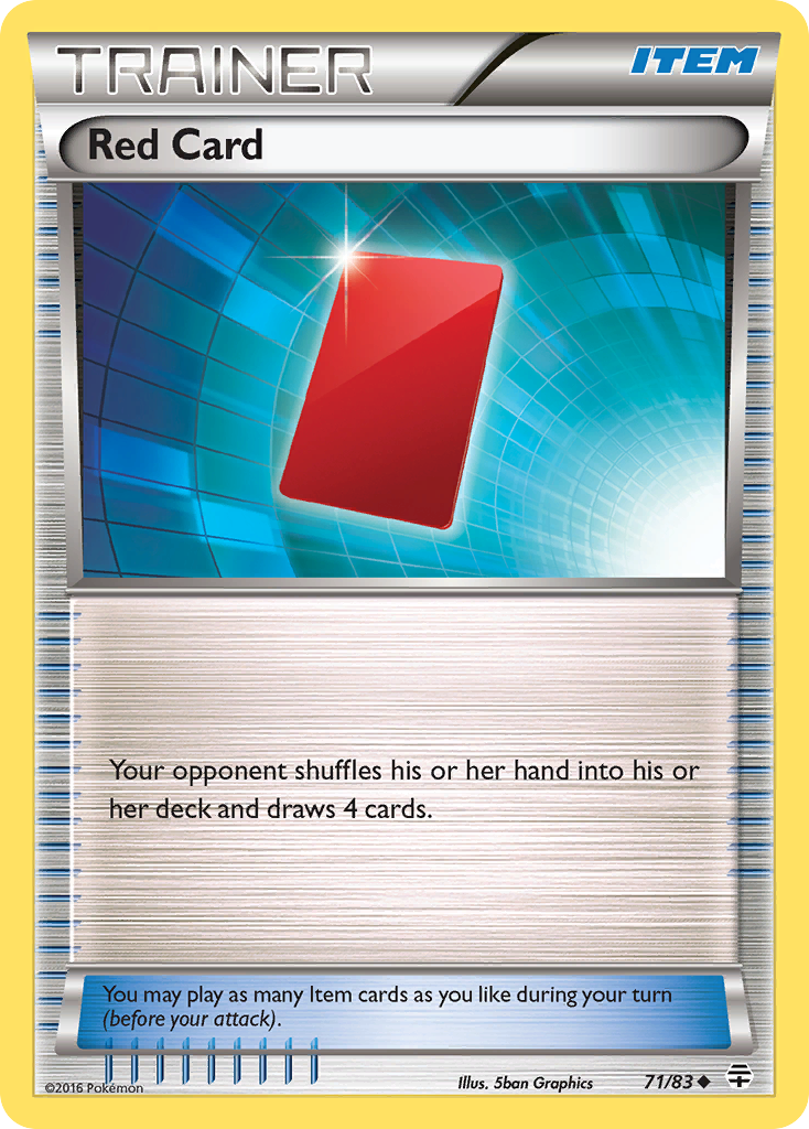 Red Card (71/83) [XY: Generations] | The Time Vault CA