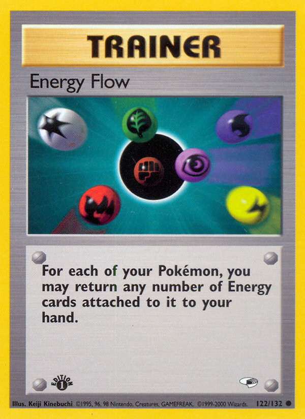 Energy Flow (122/132) [Gym Heroes 1st Edition] | The Time Vault CA