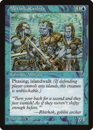 Merfolk Raiders [Mirage] | The Time Vault CA