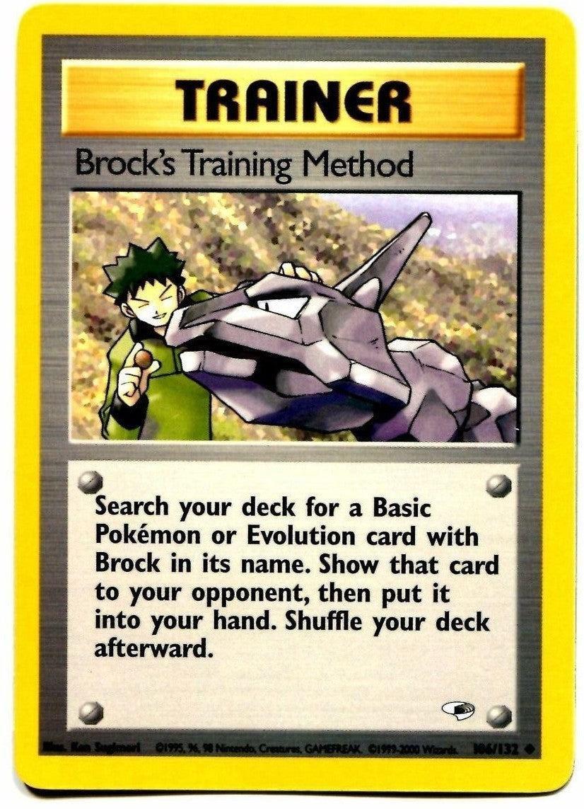 Brock's Training Method (106/132) [Gym Heroes Unlimited] | The Time Vault CA