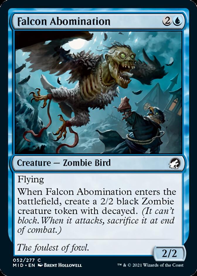 Falcon Abomination [Innistrad: Midnight Hunt] | The Time Vault CA