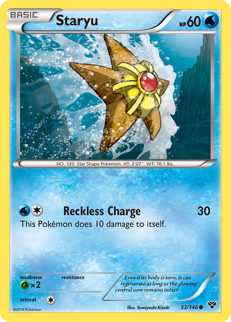 Staryu (33/146) [XY: Base Set] | The Time Vault CA