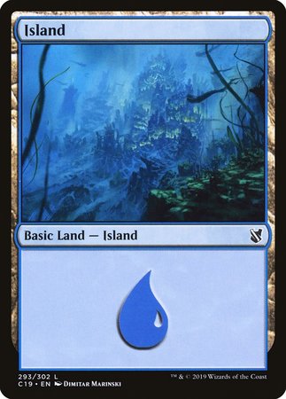 Island (293) [Commander 2019] | The Time Vault CA