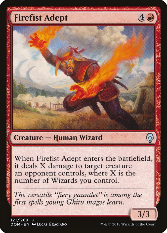 Firefist Adept [Dominaria] | The Time Vault CA