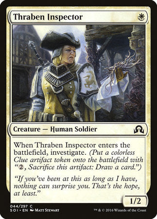 Thraben Inspector [Shadows over Innistrad] | The Time Vault CA