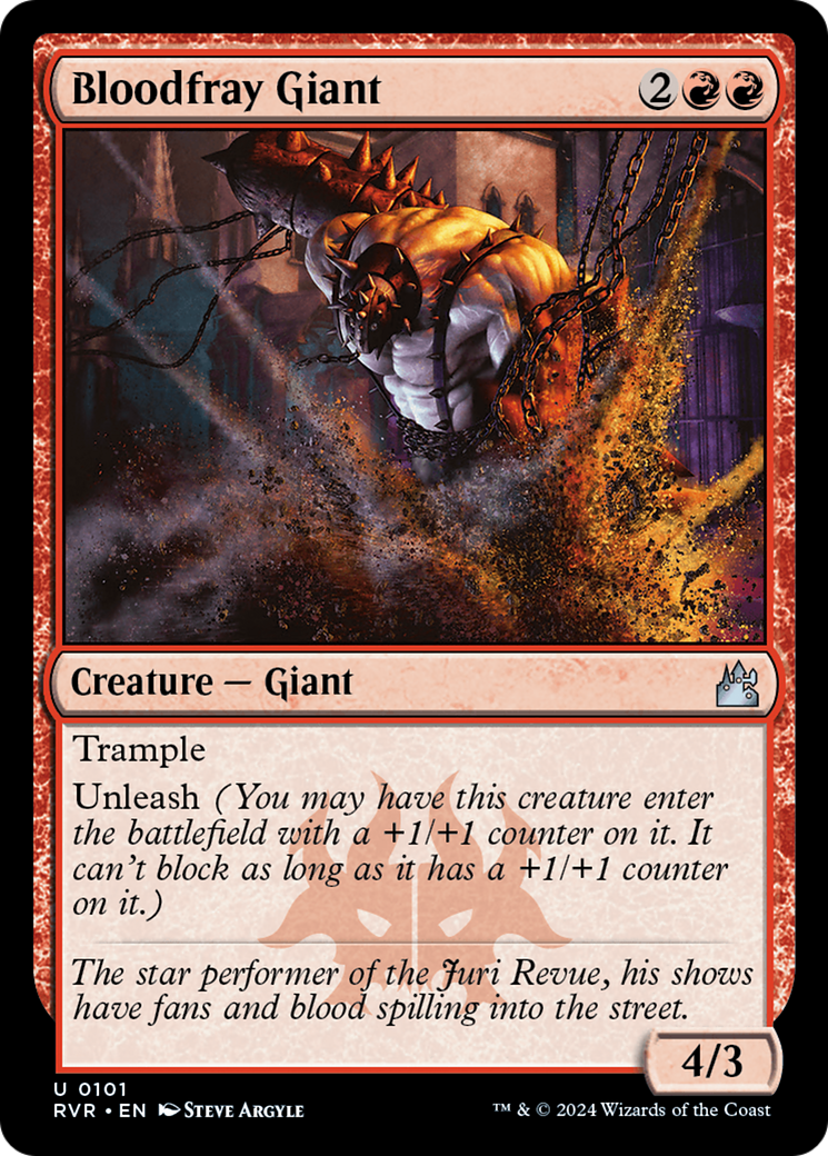 Bloodfray Giant [Ravnica Remastered] | The Time Vault CA
