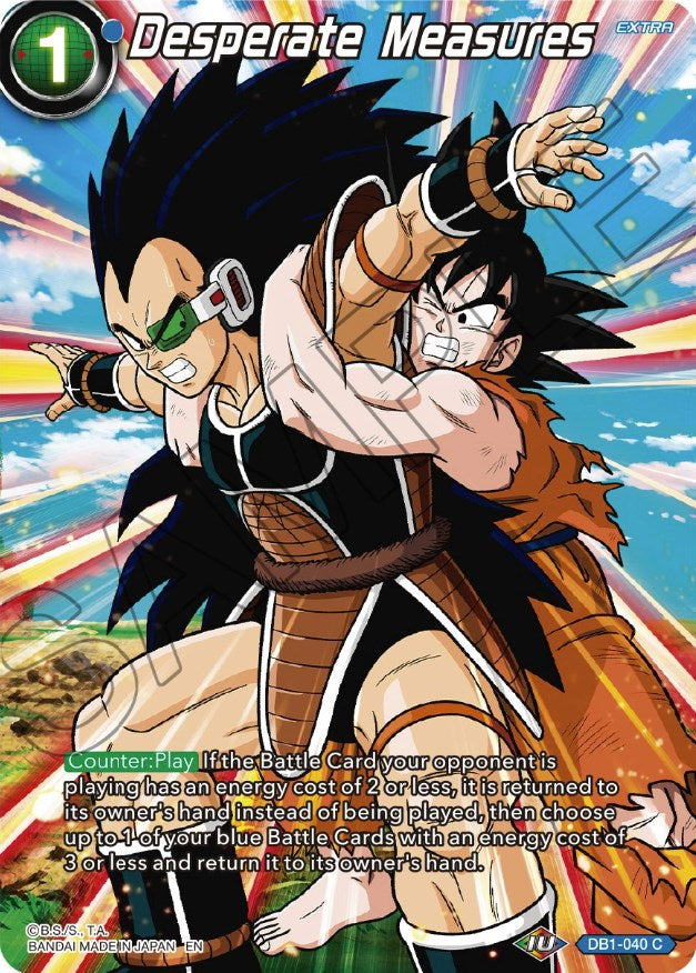 Desperate Measures (DB1-040) [Theme Selection: History of Son Goku] | The Time Vault CA