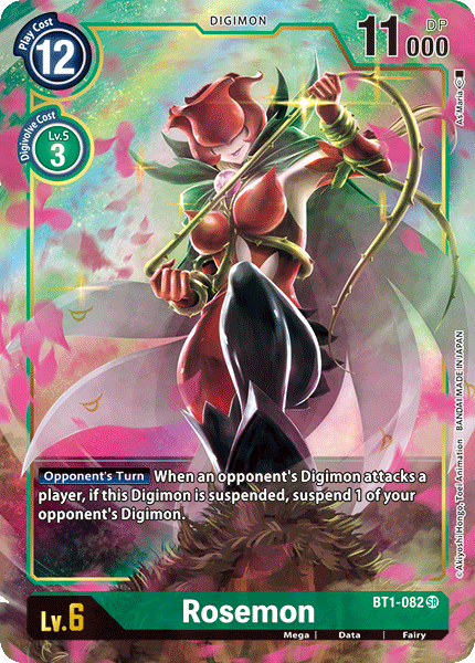 Rosemon [BT1-082] (Alternate Art) [Release Special Booster Ver.1.0] | The Time Vault CA