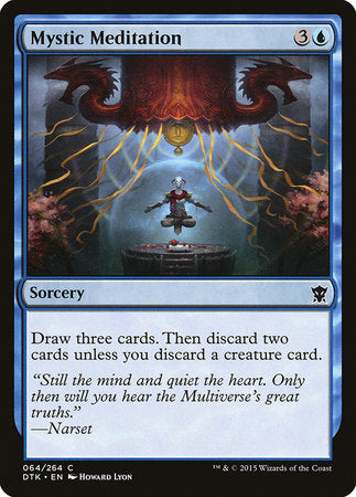 Mystic Meditation [Dragons of Tarkir] | The Time Vault CA