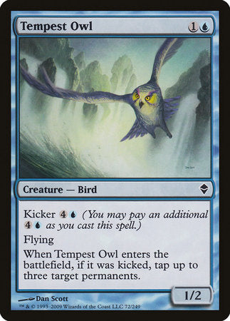 Tempest Owl [Zendikar] | The Time Vault CA