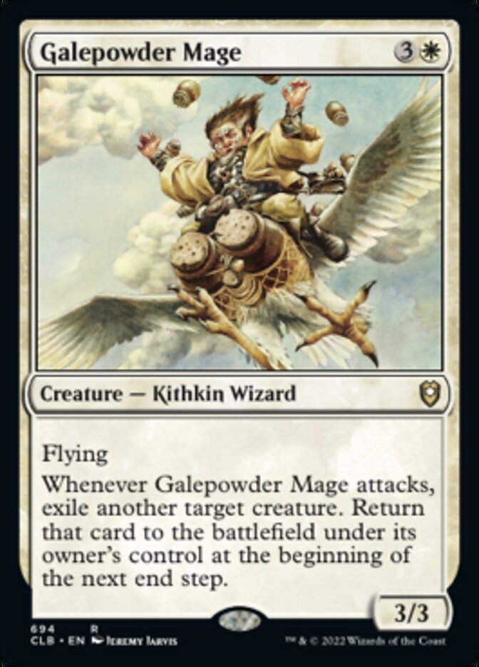 Galepowder Mage [Commander Legends: Battle for Baldur's Gate] | The Time Vault CA