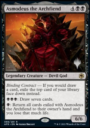 Asmodeus the Archfiend (Promo Pack) [Dungeons & Dragons: Adventures in the Forgotten Realms Promos] | The Time Vault CA