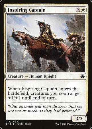 Inspiring Captain [Game Night] | The Time Vault CA